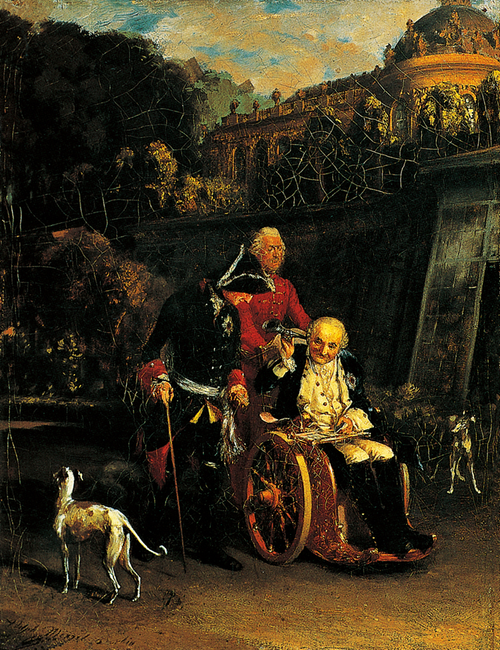  Adolpyh Von Menzel —— 弗雷德里克大帝与福克将军